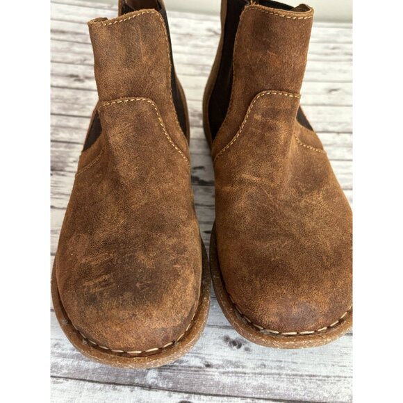 Born Tabby Chelsea Boot (Women) Brown Leather Suede Size 8 - Picture 3 of 13